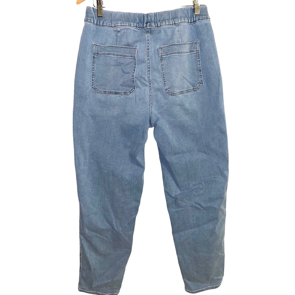 Madewell high rise Pull-On Relaxed Jeans, elastic, Small Tall (runs a tad large) - Picture 6 of 12